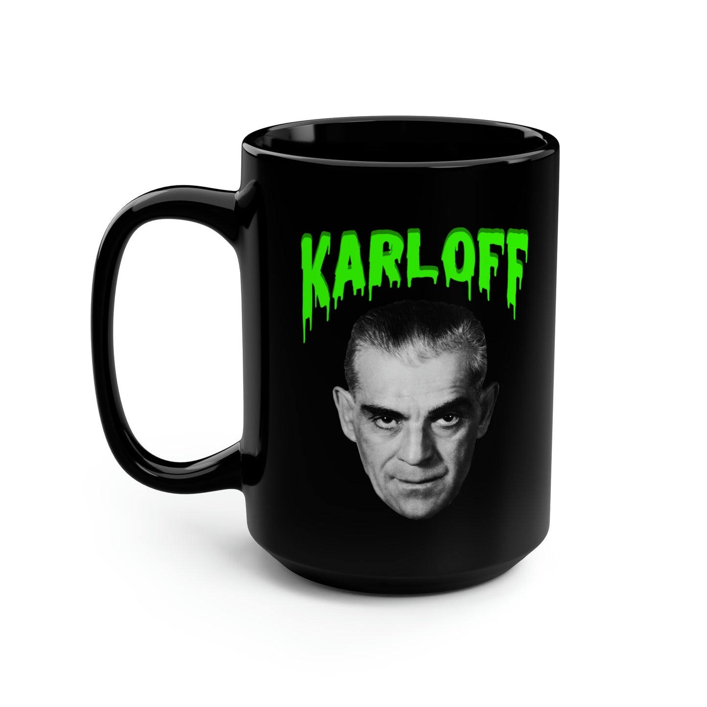 KARLOFF Black Mug, 15oz