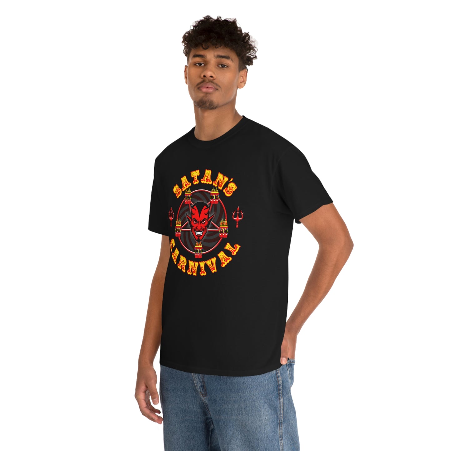 SATAN'S CARNIVAL Unisex Heavy Cotton Tee