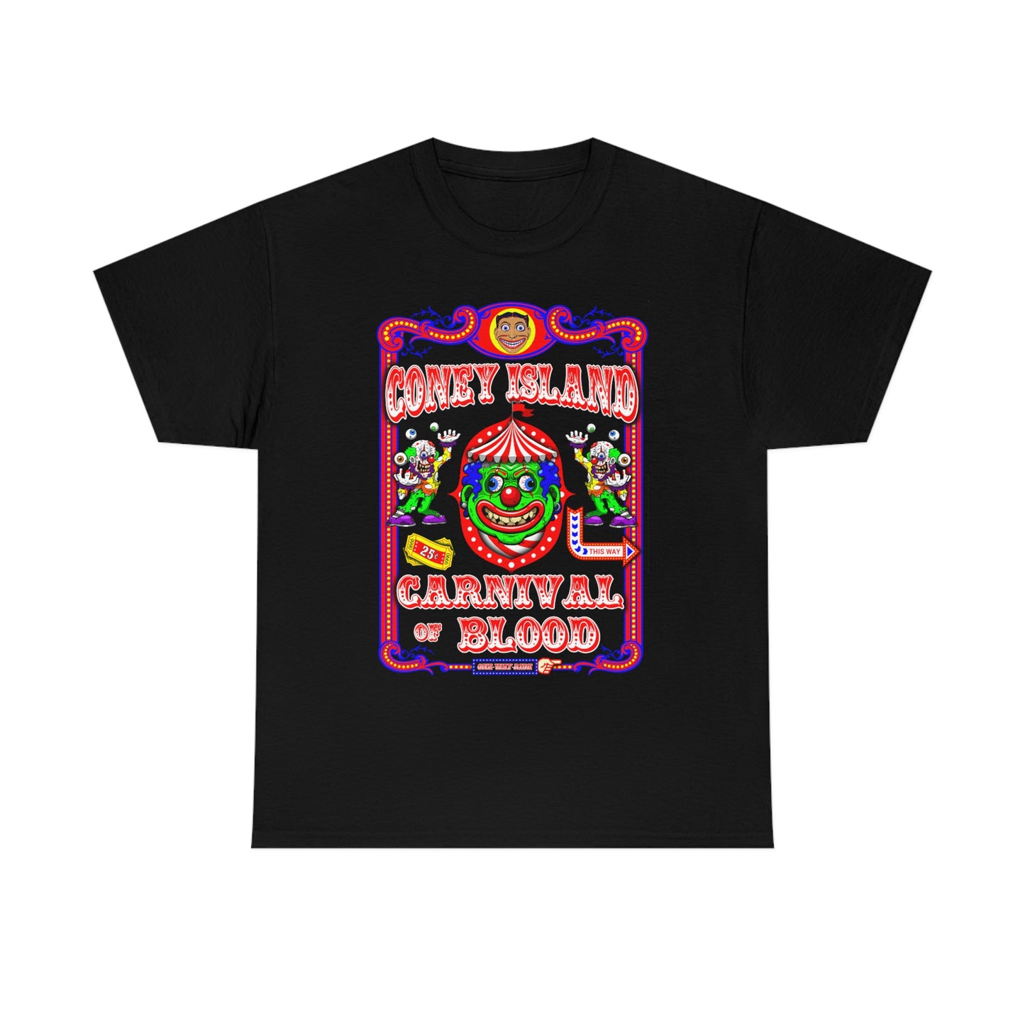 CONEY ISLAND 3 (CARNIVAL OF BLOOD) Unisex Heavy Cotton Tee