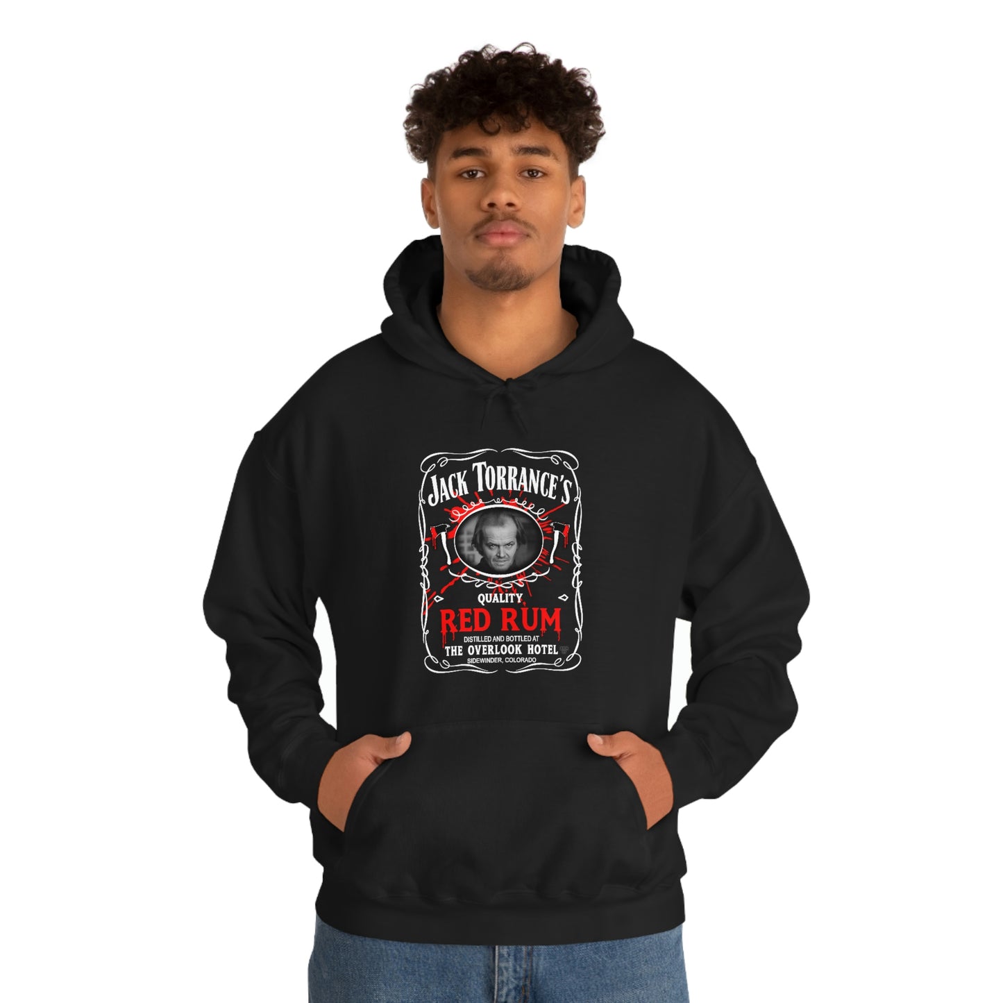 JACK TORRANCE'S - RED RUM Unisex Heavy Blend™ Hooded Sweatshirt