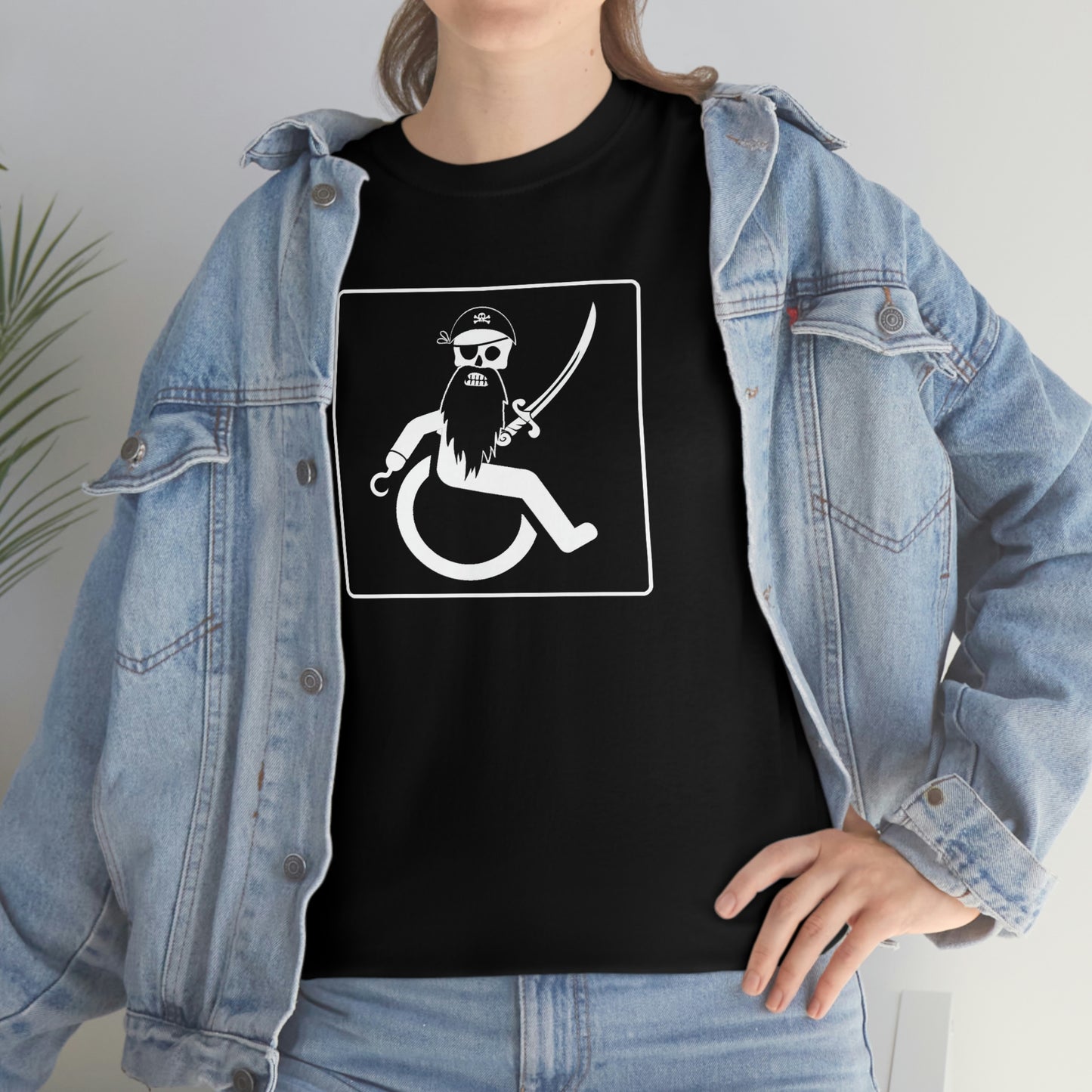 WHEELCHARIOT 4 (Pirate) 1 Unisex Heavy Cotton Tee