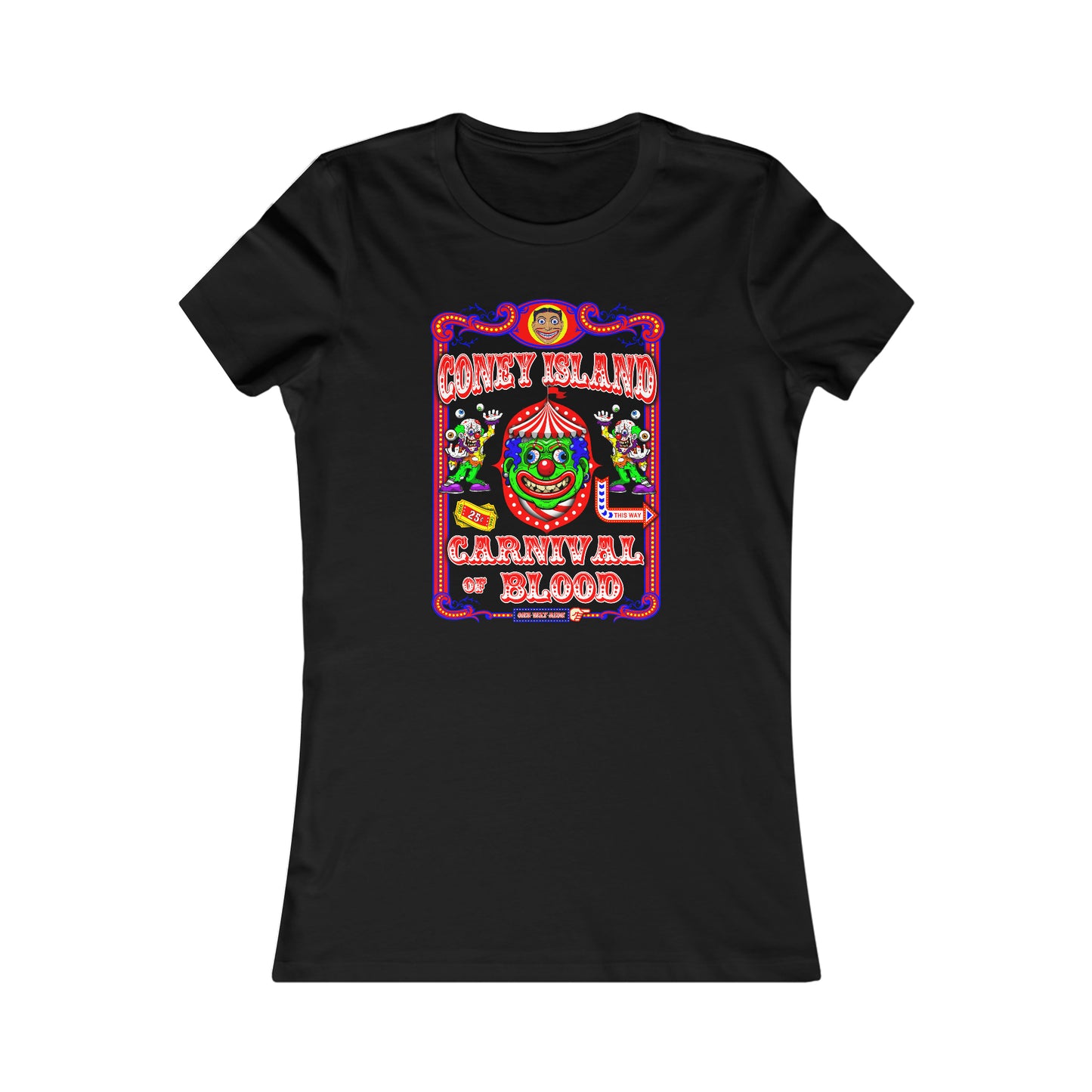 CONEY ISLAND 3 (CARNIVAL OF BLOOD) Women's Favorite Tee