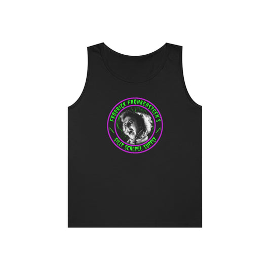 FRODRICK FRONKENSTEEN - SILLY SCALPEL SUPPLY Unisex Heavy Cotton Tank Top