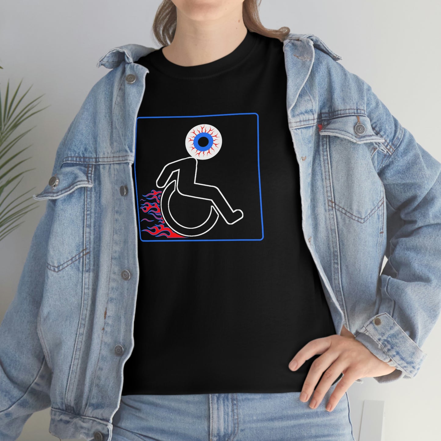 WHEELCHARIOT 12 (Eyeball) Unisex Heavy Cotton Tee