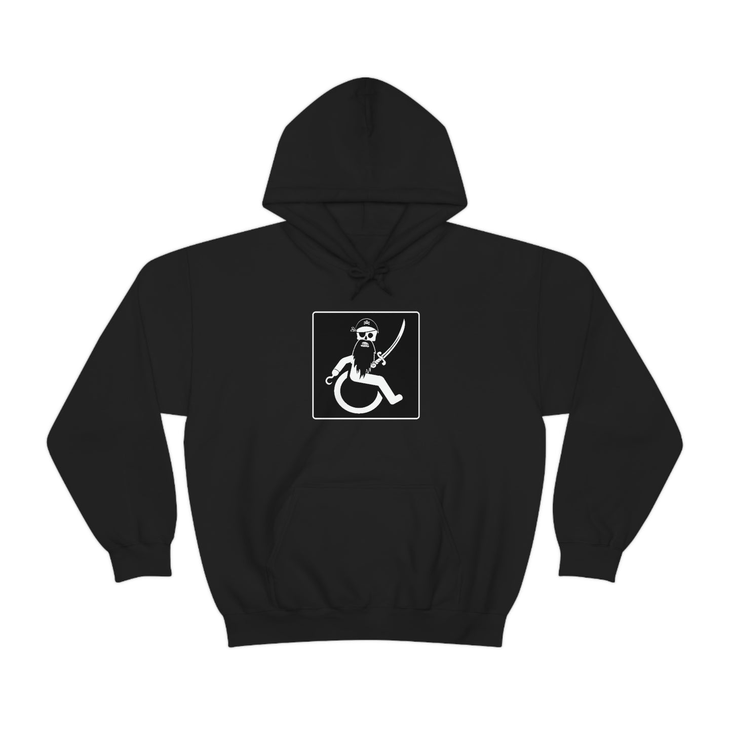 WHEELCHARIOT 4 (Pirate) 1 Unisex Heavy Blend™ Hooded Sweatshirt