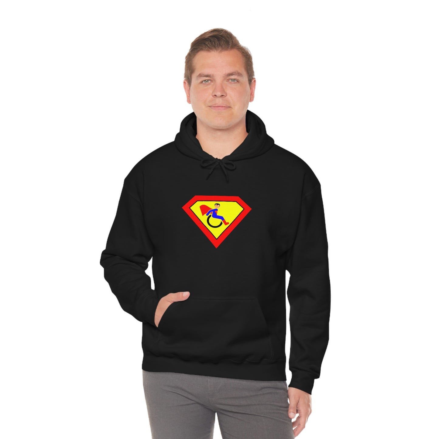 WHEELCHARIOT 11 (Clark) 1 Unisex Heavy Blend™ Hooded Sweatshirt