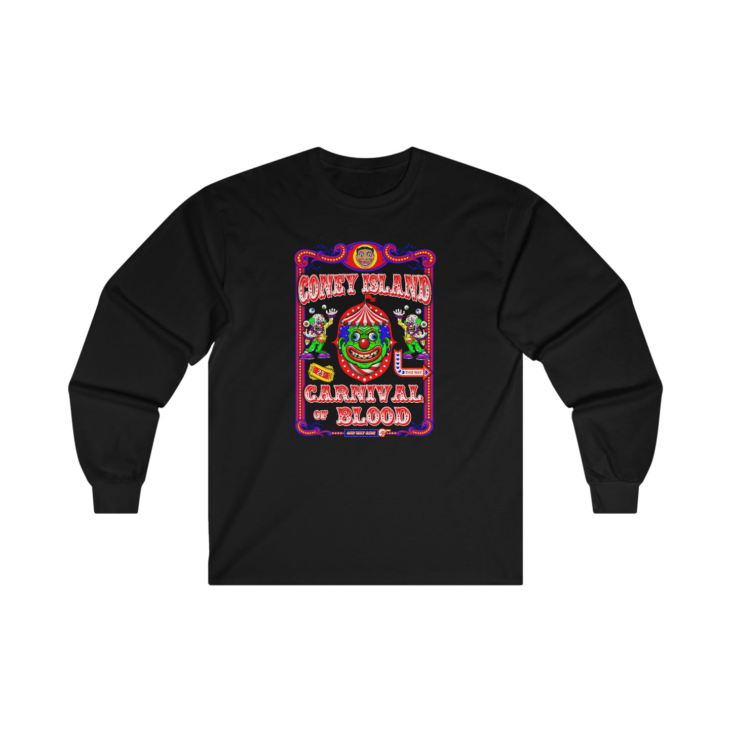 CONEY ISLAND 3 (CARNIVAL OF BLOOD) Ultra Cotton Long Sleeve Tee