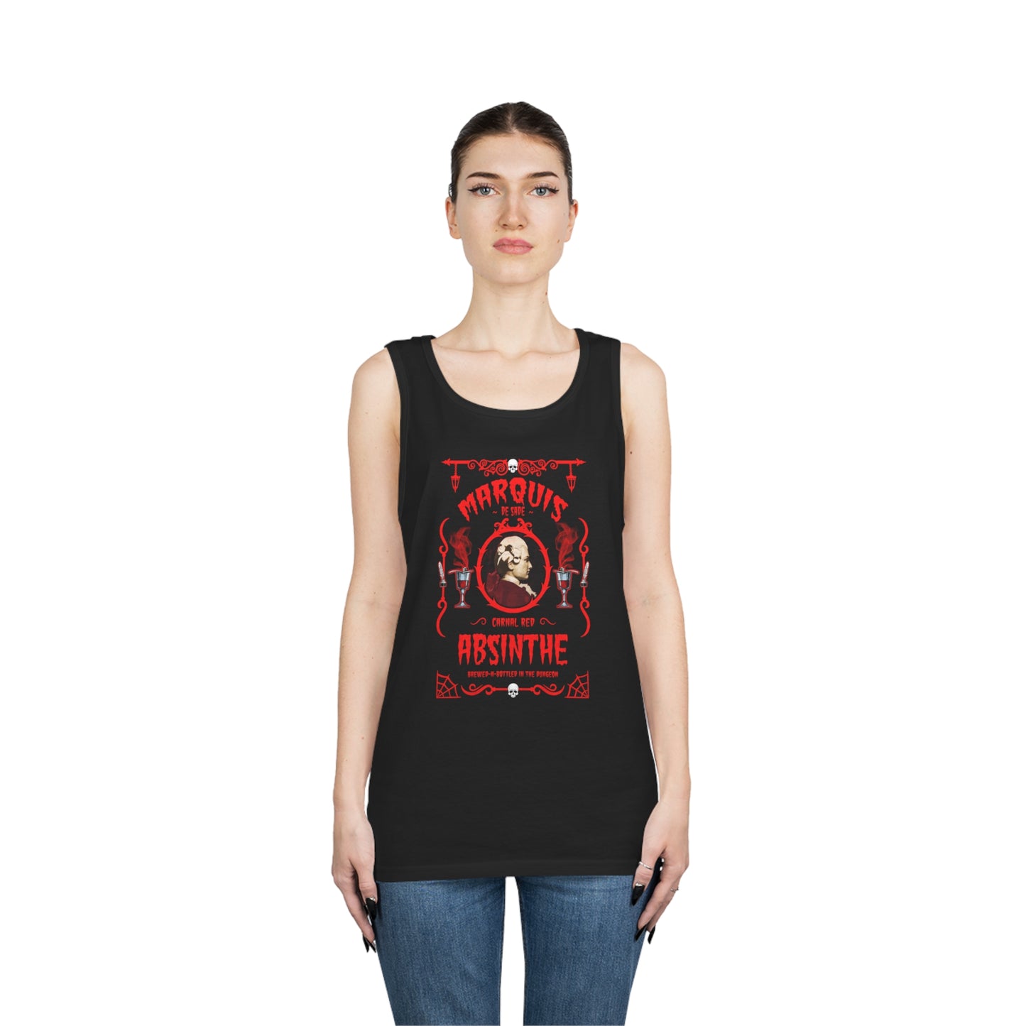 ABSINTHE MONSTERS (MARQUIS DE SADE) Unisex Heavy Cotton Tank Top