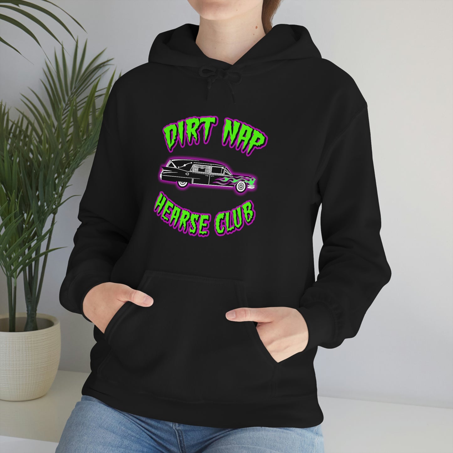 DIRT NAP HEARSE CLUB Unisex Heavy Blend™ Hooded Sweatshirt