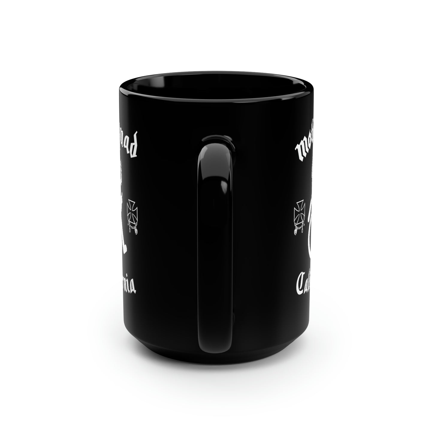 WHEELCHARIOT 3 (Motorquad) Black Mug, 15oz