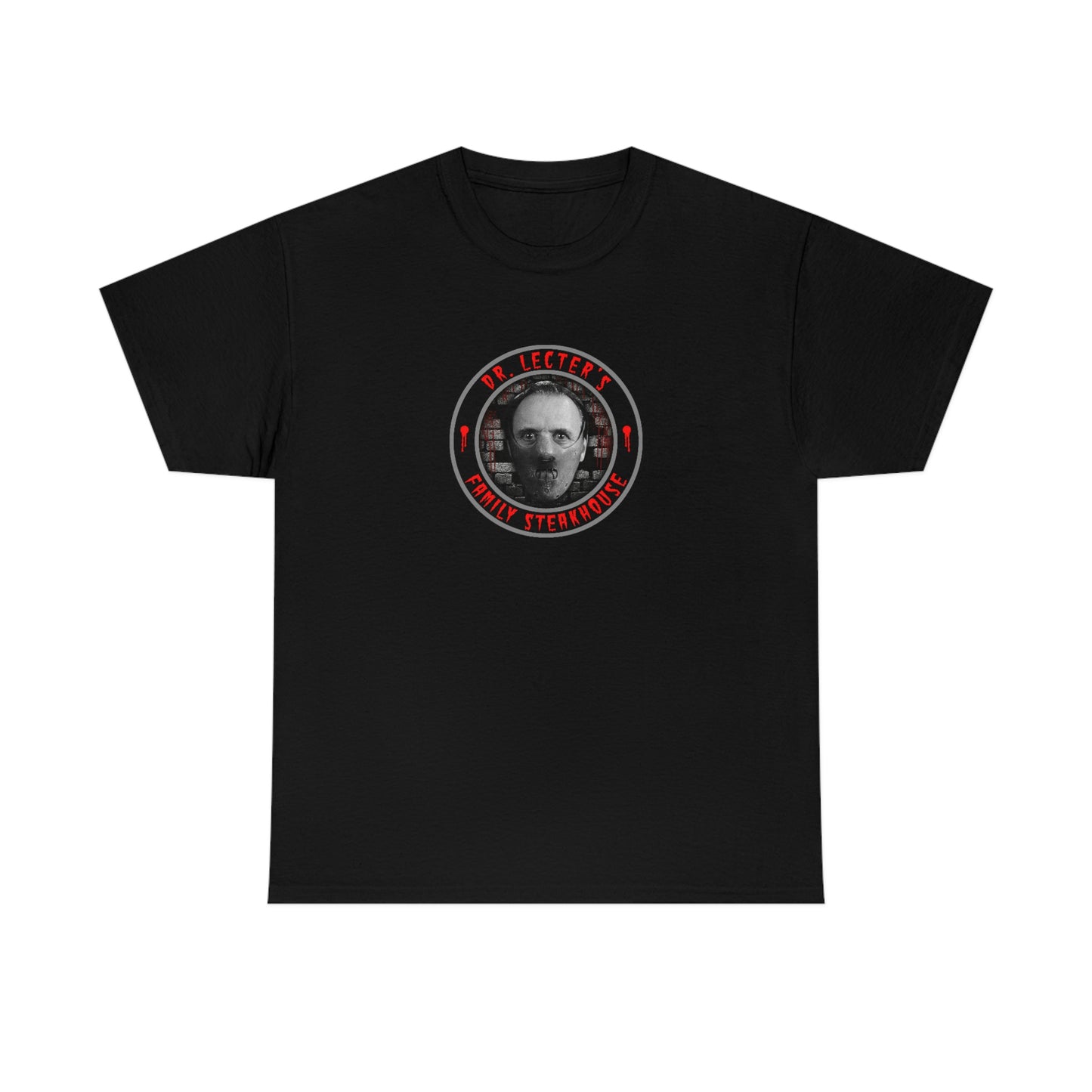 DR. LECTER'S - FAMILY STEAKHOUSE Unisex Heavy Cotton Tee