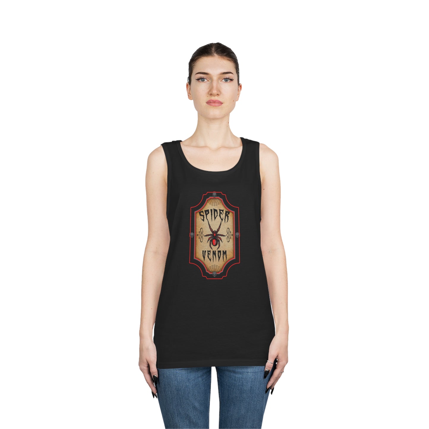 WITCHERY POTIONS 4 (SPIDER VENOM)  Unisex Heavy Cotton Tank Top