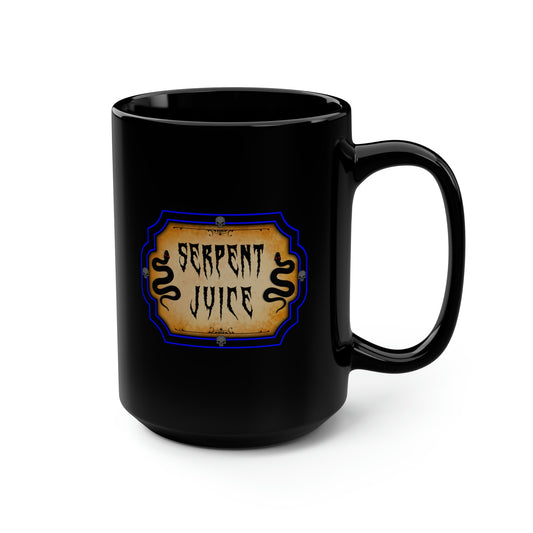 WITCHERY POTIONS 10 (SERPENT JUICE) Black Mug, 15oz