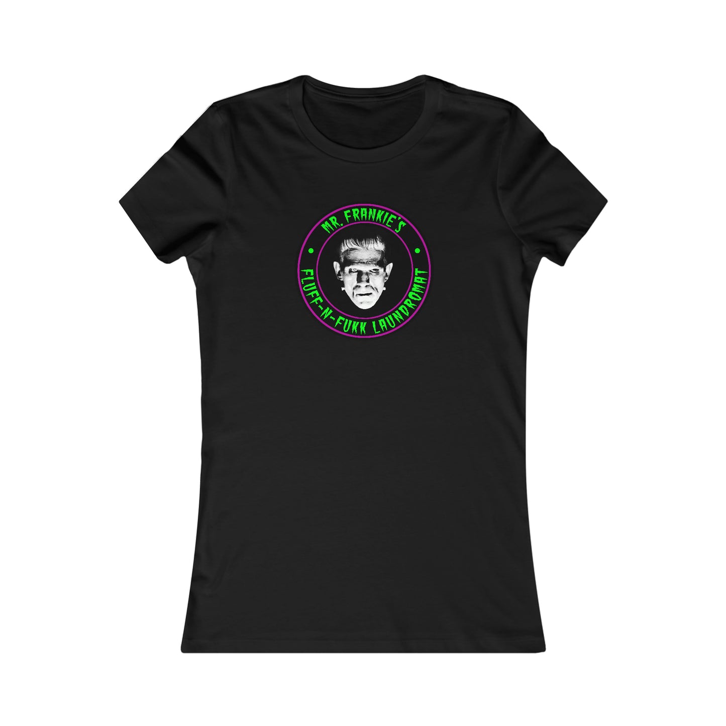 MR FRANKIE - FLUFF N FUKK LAUNDROMAT Women's Favorite Tee