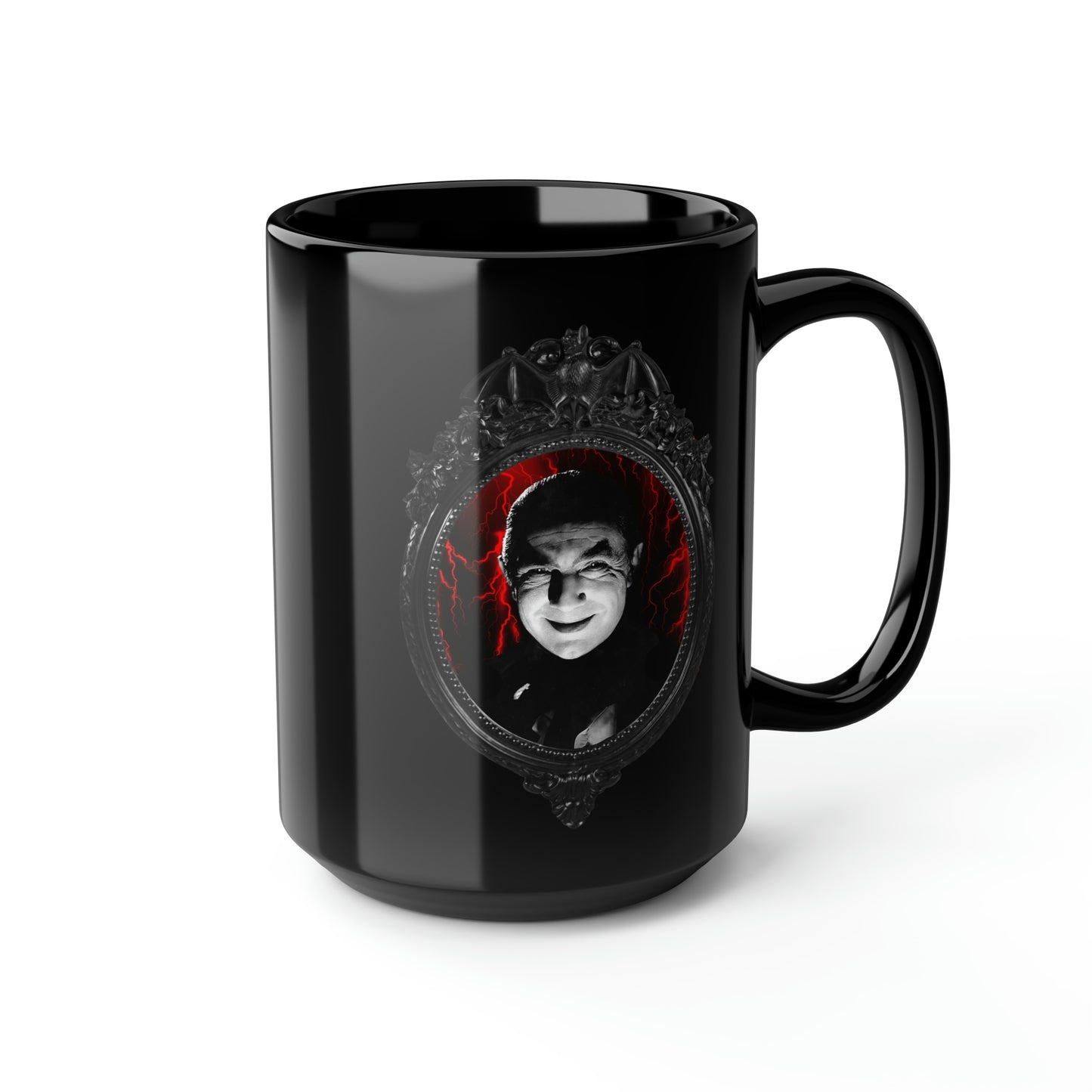 BELA CAMEO 1 Black Mug, 15oz