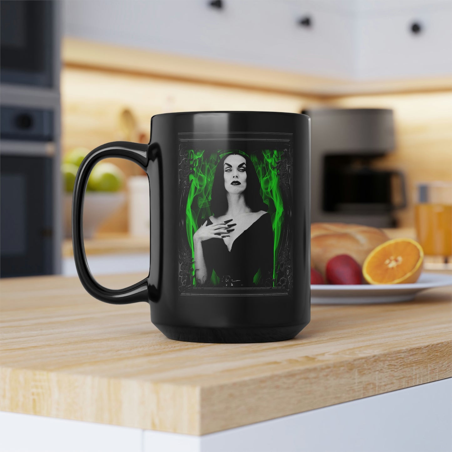 VAMPIRA 3 Black Mug, 15oz