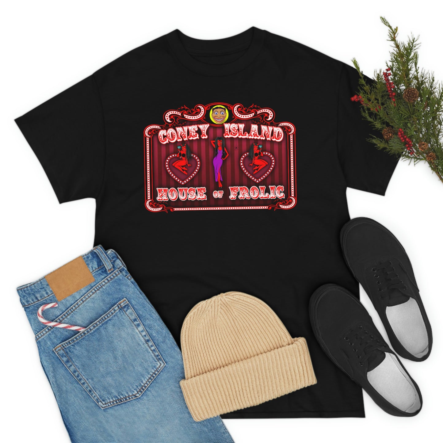 CONEY ISLAND 2 (HOUSE OF FROLIC) Unisex Heavy Cotton Tee