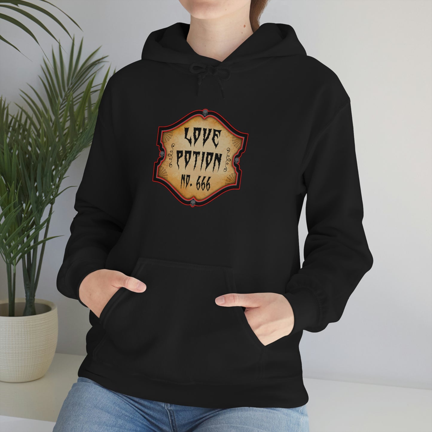 WITCHERY POTIONS 7 (LOVE POTION NO. 666) Unisex Heavy Blend™ Hooded Sweatshirt