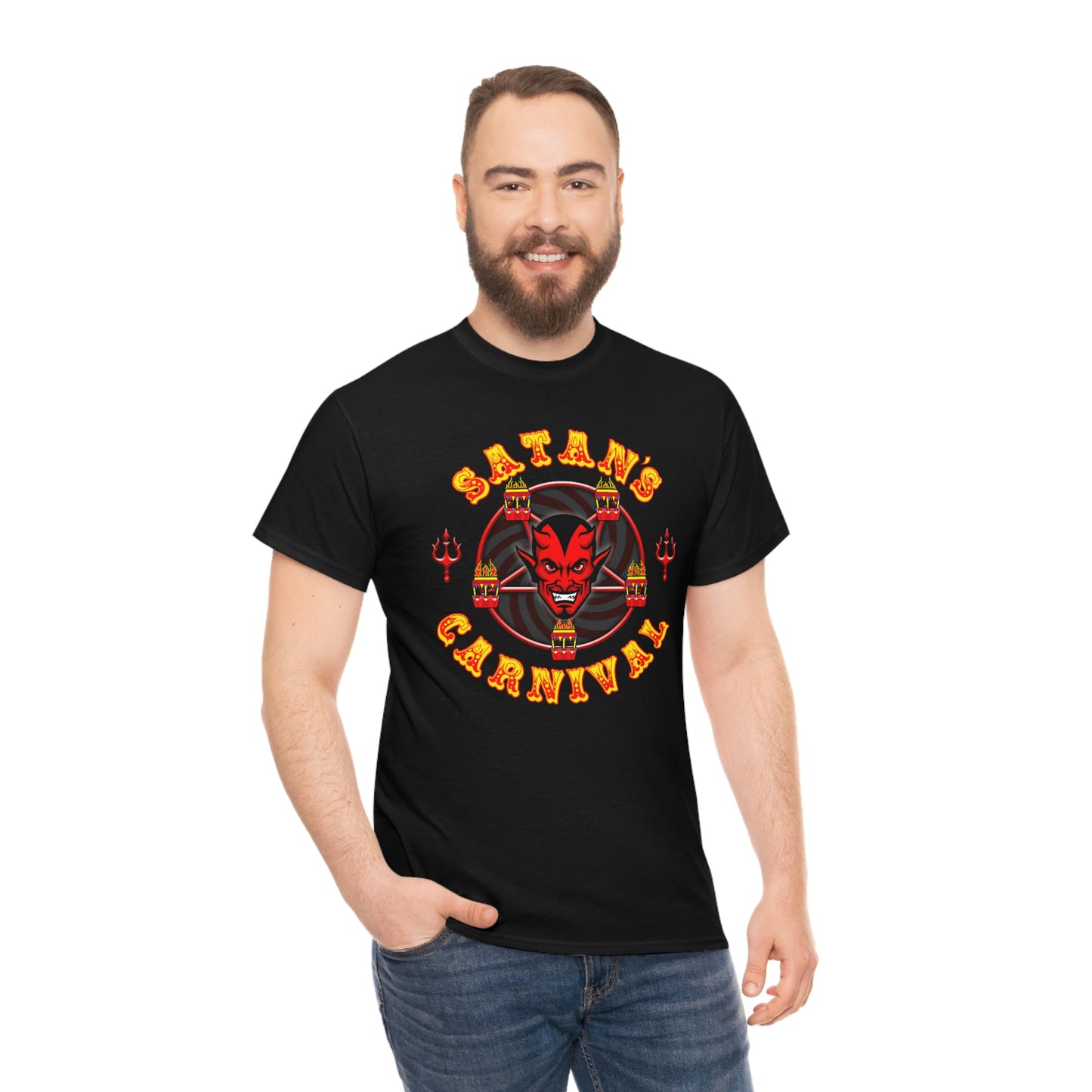 SATAN'S CARNIVAL Unisex Heavy Cotton Tee