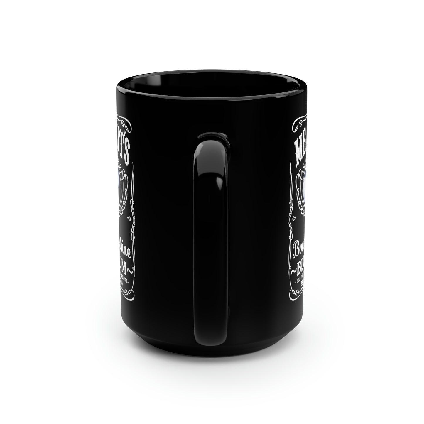 MR WAITS 2 (JD)(BONE MACHINE) Black Mug, 15oz