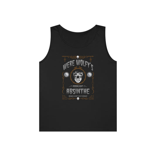 ABSINTHE MONSTERS 10 (WERE WOLFY) Unisex Heavy Cotton Tank Top