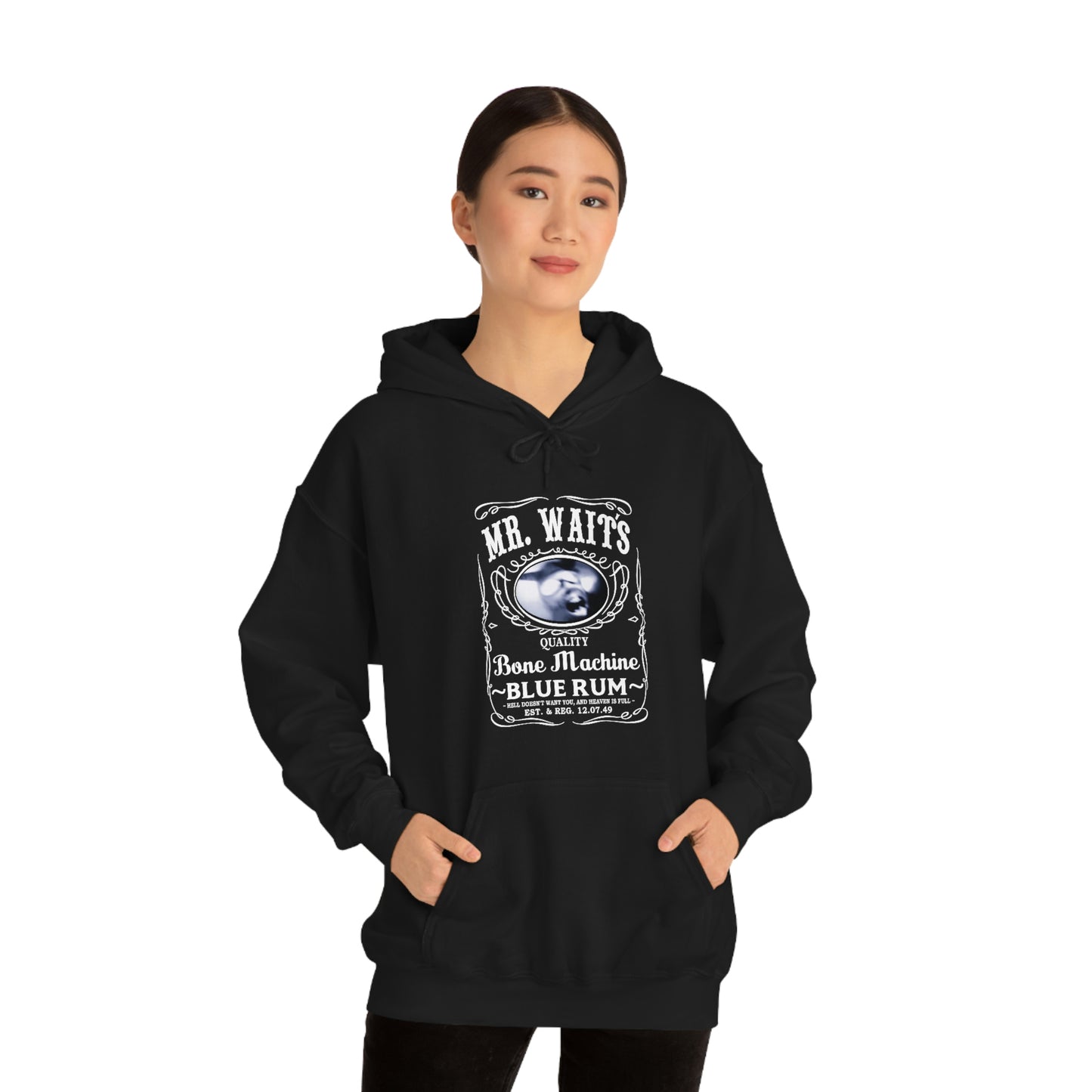 MR WAITS 2 (JD)(BONE MACHINE) Unisex Heavy Blend™ Hooded Sweatshirt