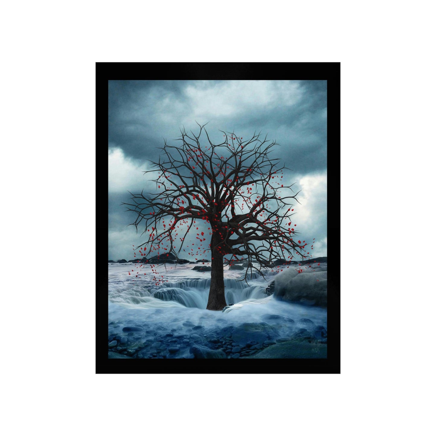 TREE OF LIFE (RED) Premium Matte Vertical Posters