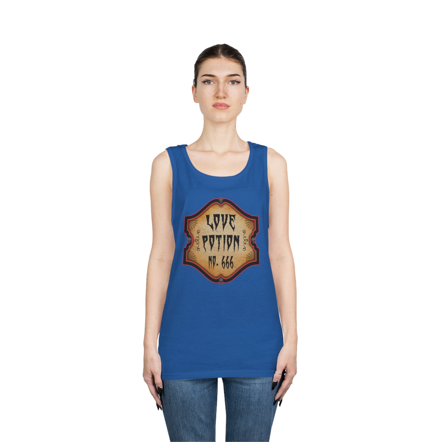 WITCHERY POTIONS 7 (LOVE POTION NO. 666)  Unisex Heavy Cotton Tank Top