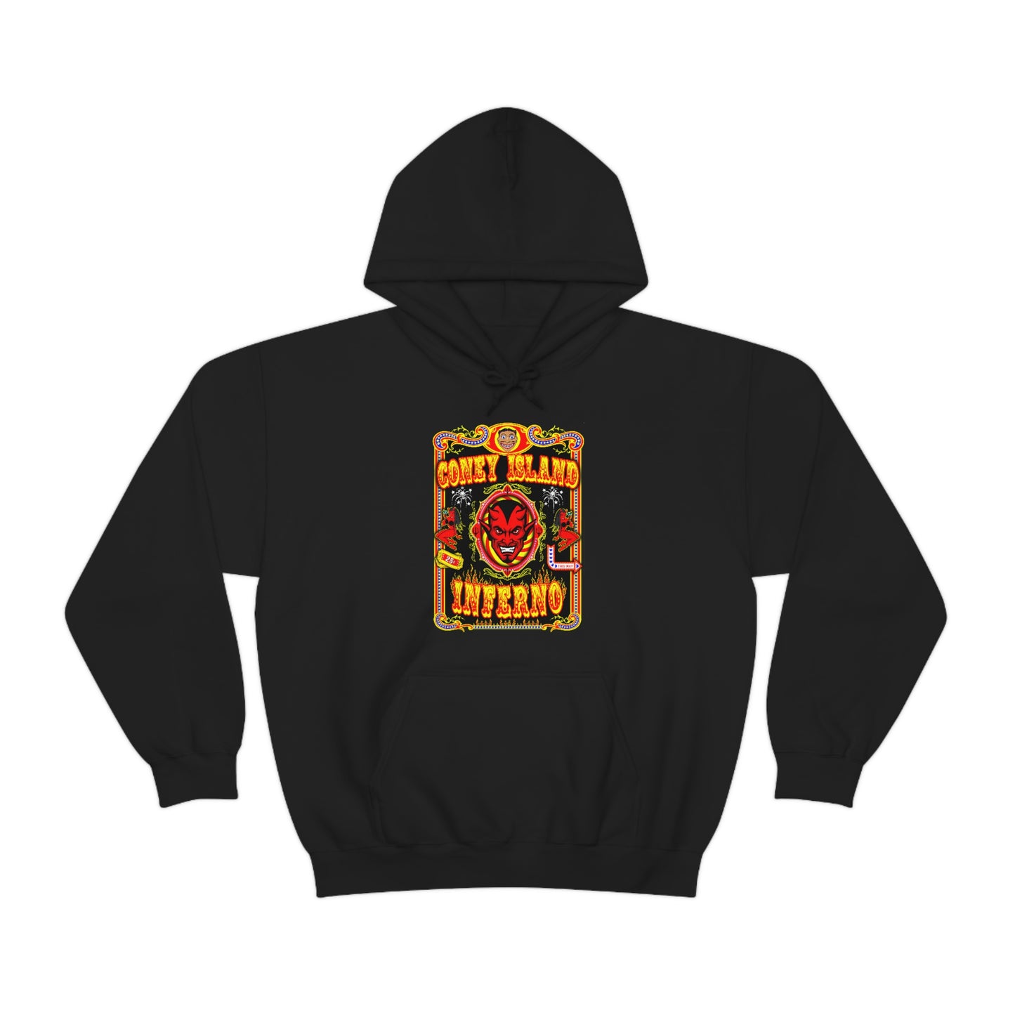 CONEY ISLAND 1 (INFERNO) Unisex Heavy Blend™ Hooded Sweatshirt