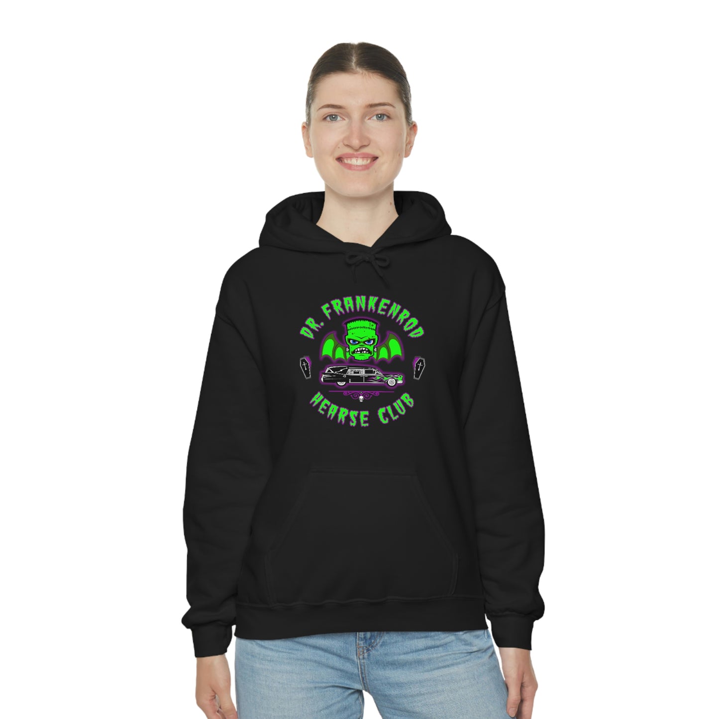 DR. FRANKENROD - HEARSE CLUB Unisex Heavy Blend™ Hooded Sweatshirt