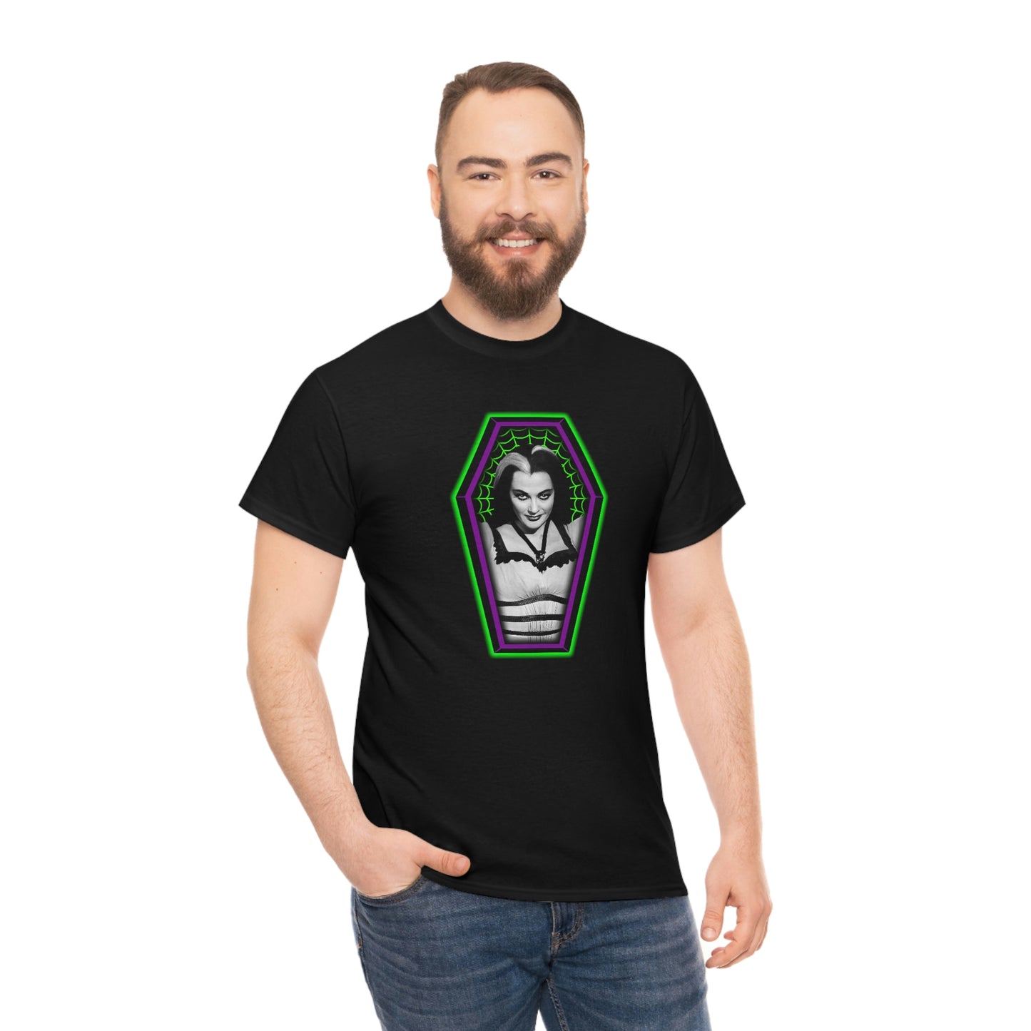 COFFIN MUGSHOT 1 (LILY) Unisex Heavy Cotton Tee