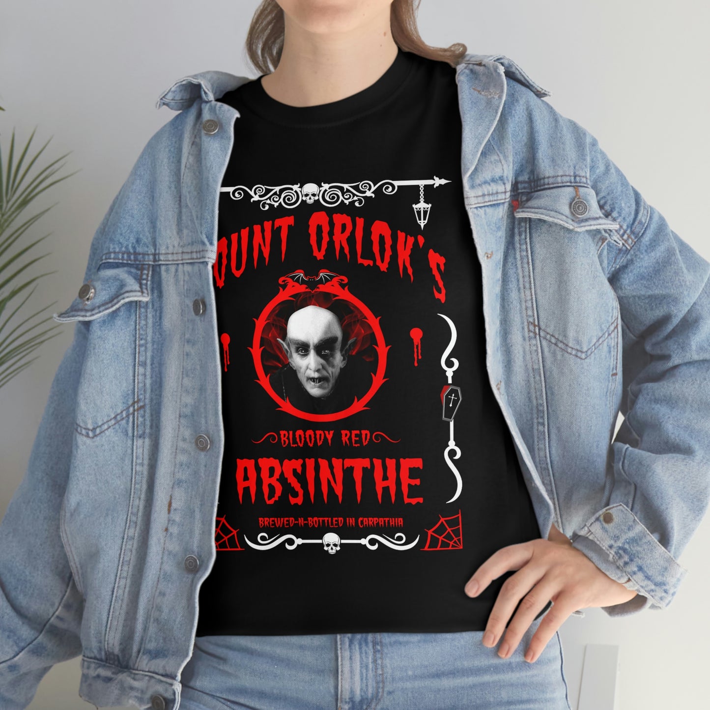 ABSINTHE MONSTERS 2 (COUNT ORLOK) Unisex Heavy Cotton Tee