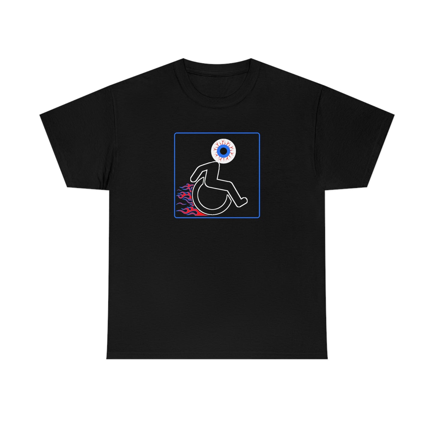 WHEELCHARIOT 12 (Eyeball) Unisex Heavy Cotton Tee