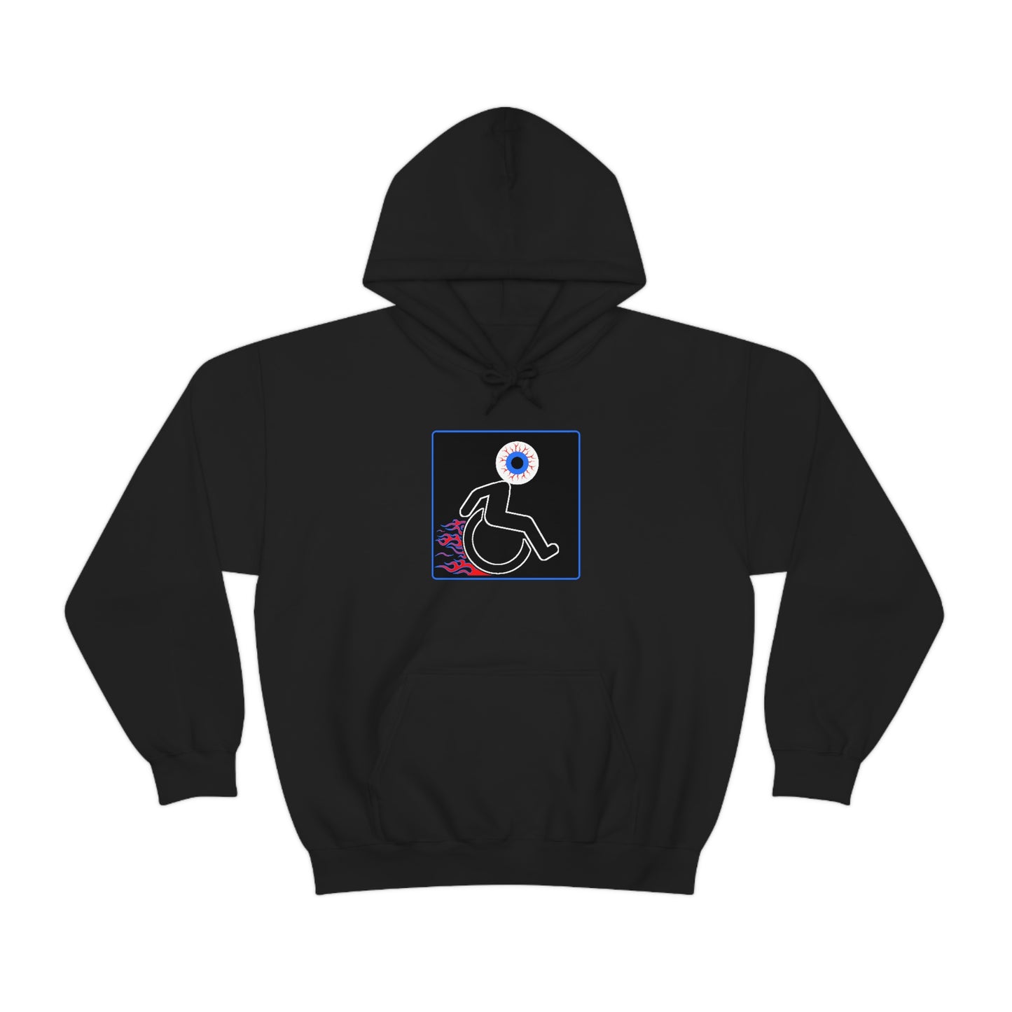 WHEELCHARIOT 12 (Eyeball) Unisex Heavy Blend™ Hooded Sweatshirt