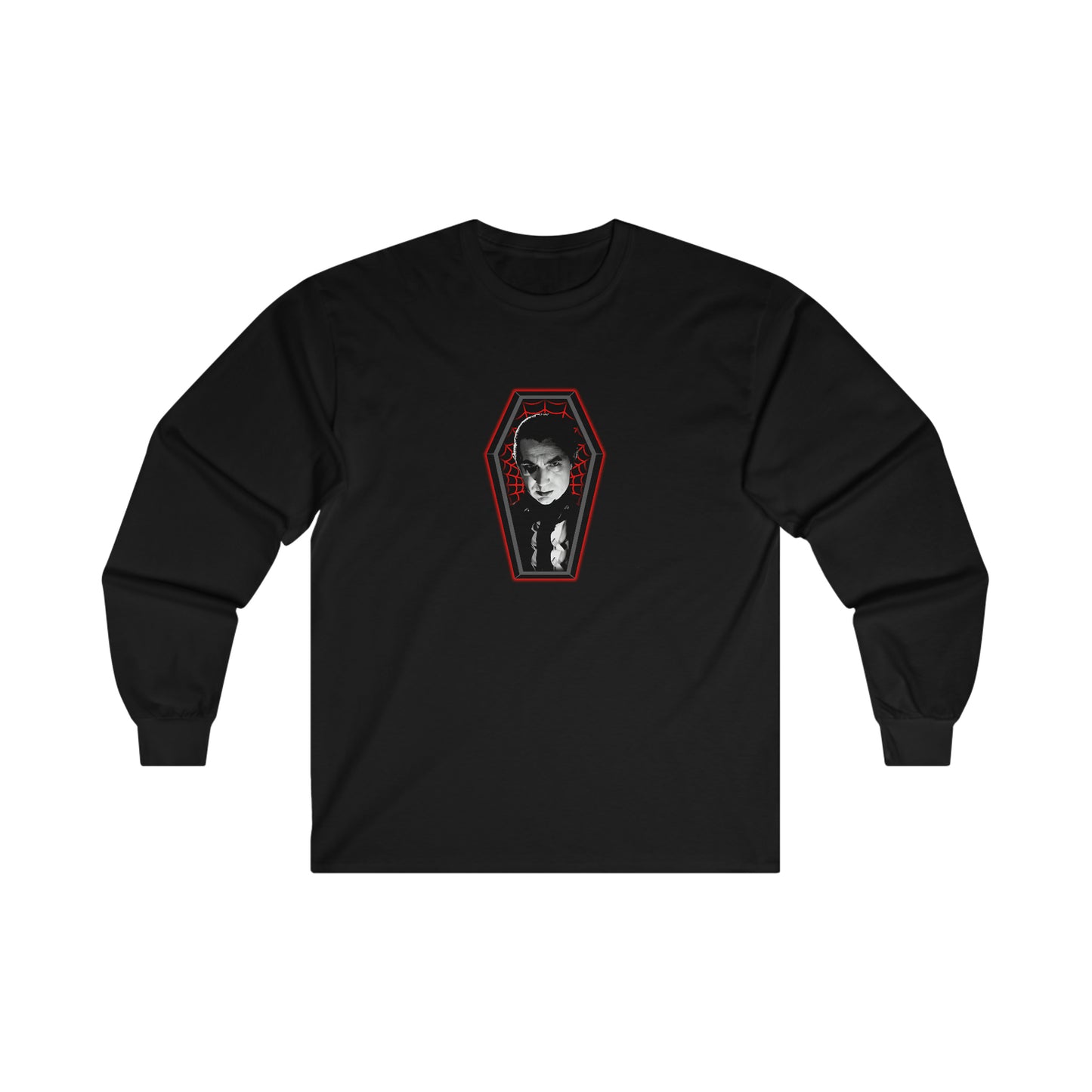 COFFIN MUGSHOT 3 (DRAC) Ultra Cotton Long Sleeve Tee