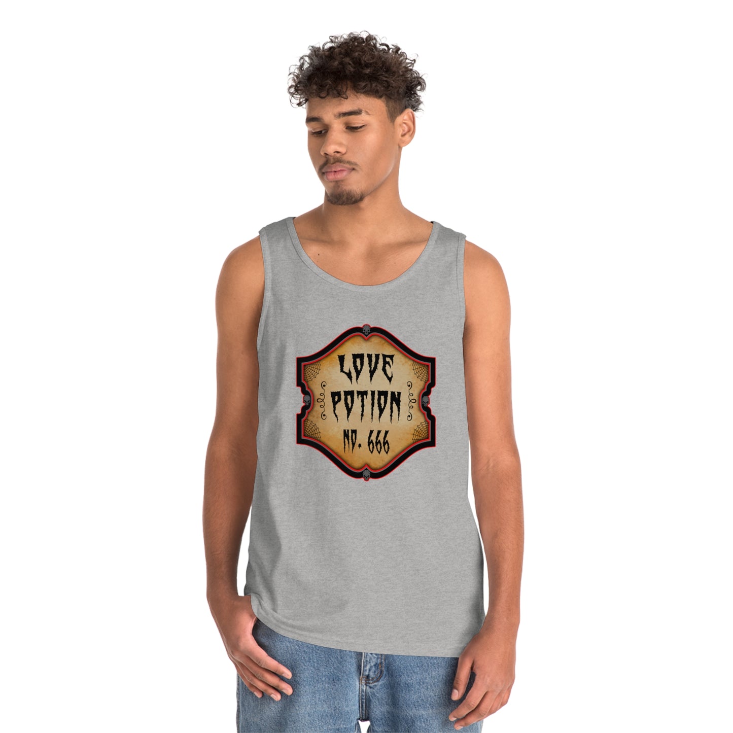 WITCHERY POTIONS 7 (LOVE POTION NO. 666)  Unisex Heavy Cotton Tank Top