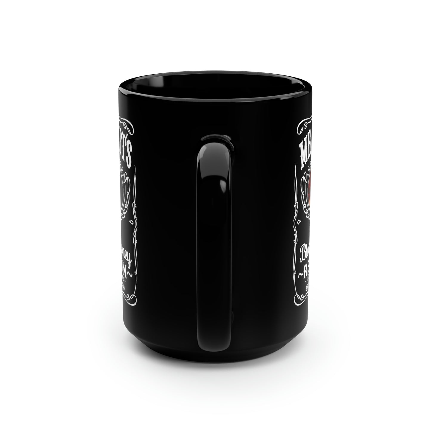 MR WAITS 3 (JD)(BLOOD MONEY) Black Mug, 15oz