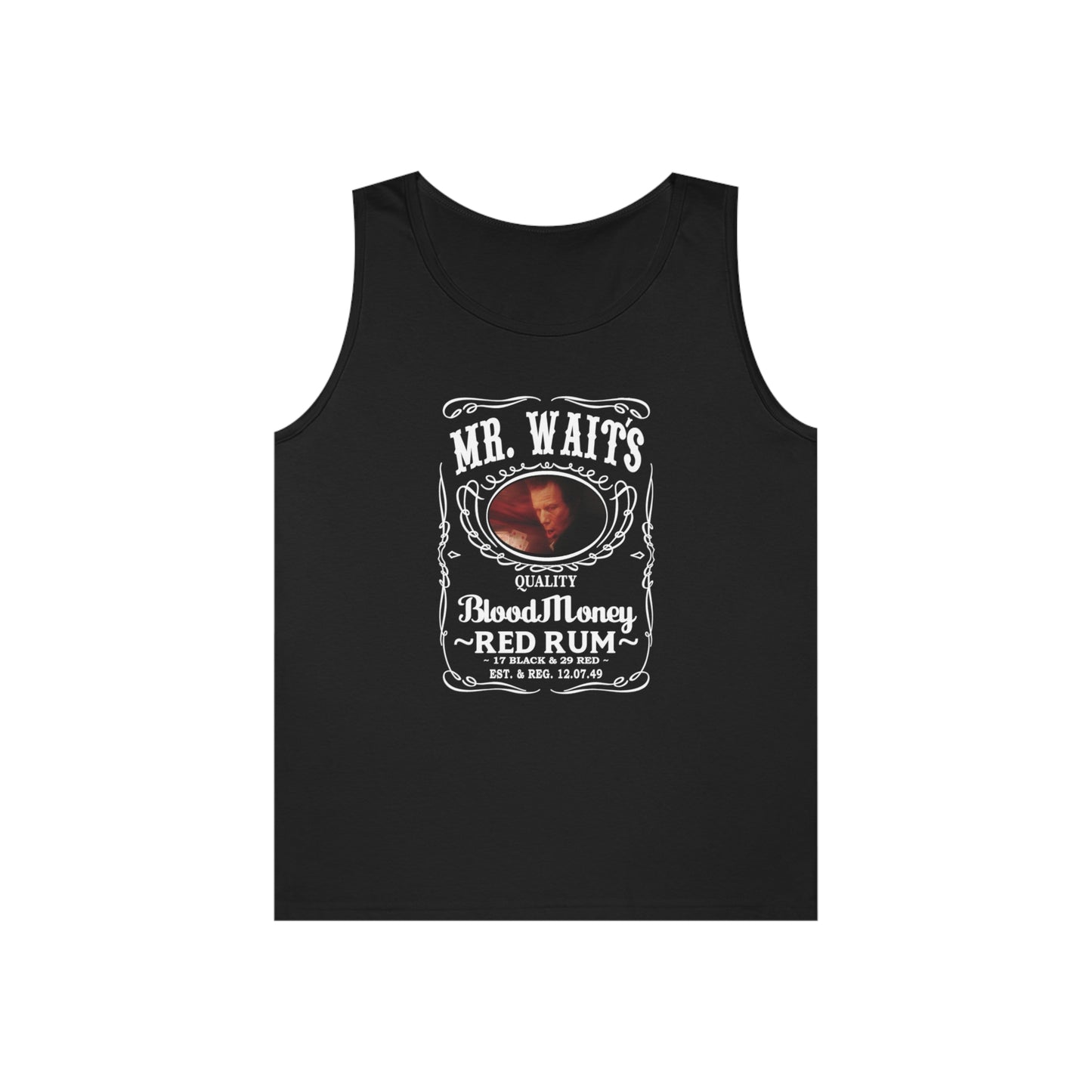 MR WAITS 3 (JD)(BLOOD MONEY) Unisex Heavy Cotton Tank Top