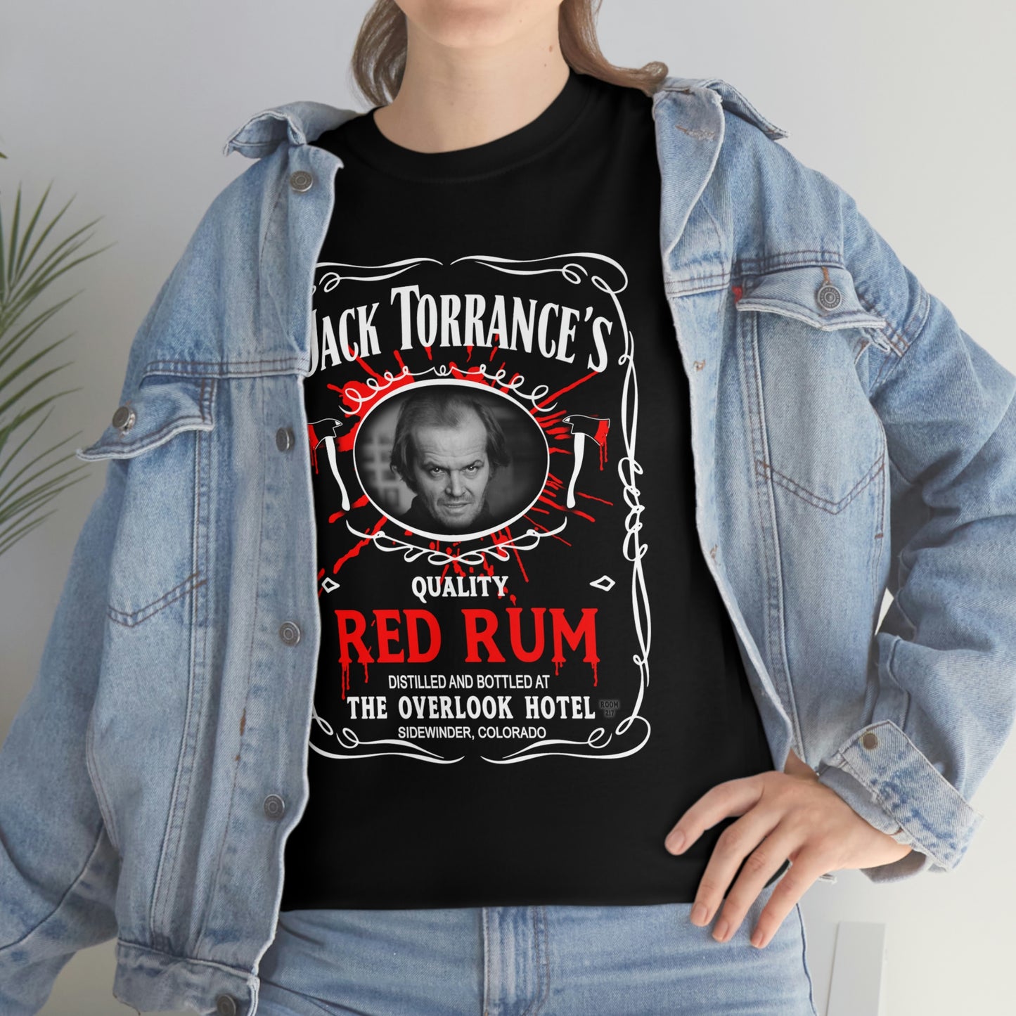 JACK TORRANCE'S - RED RUM Unisex Heavy Cotton Tee