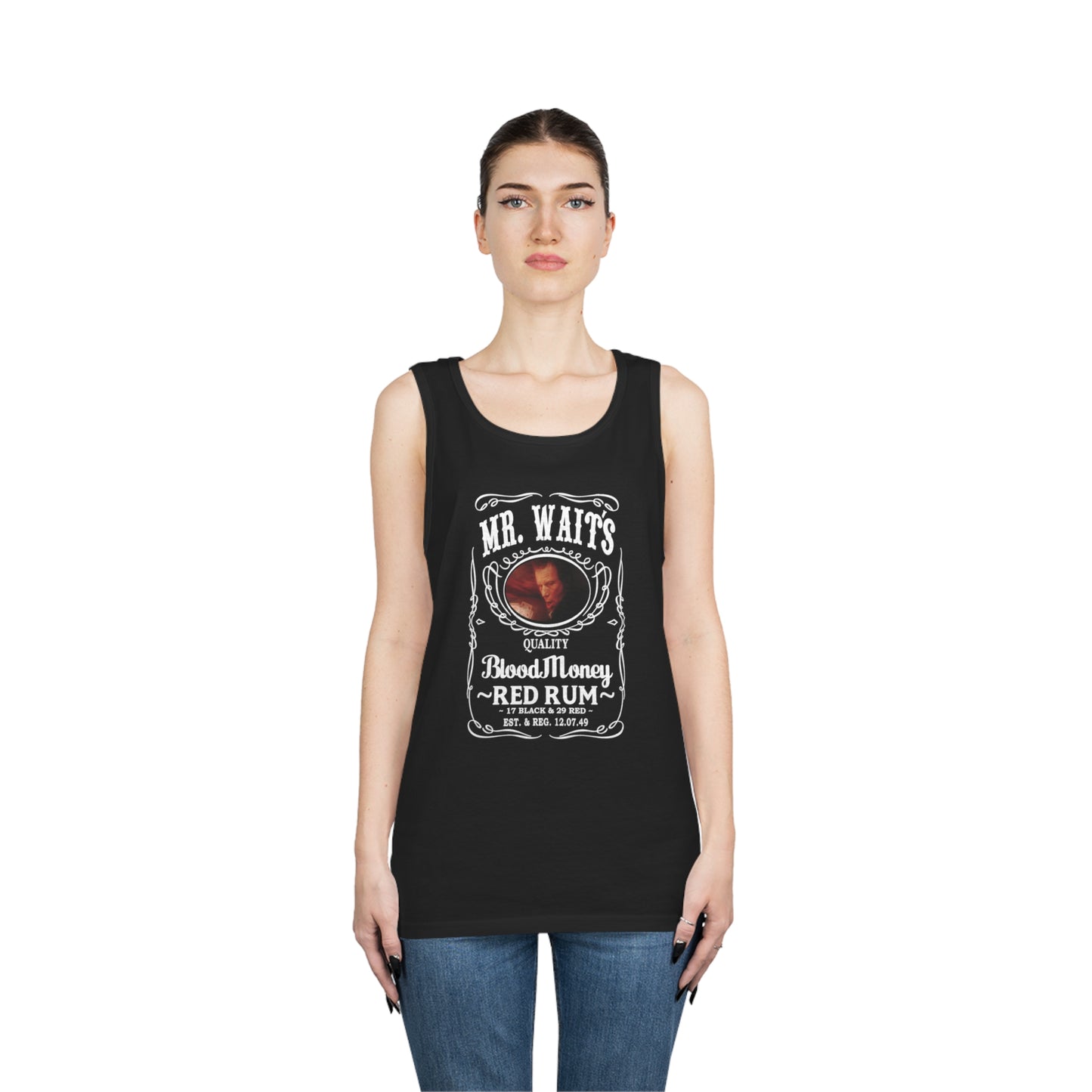 MR WAITS 3 (JD)(BLOOD MONEY) Unisex Heavy Cotton Tank Top