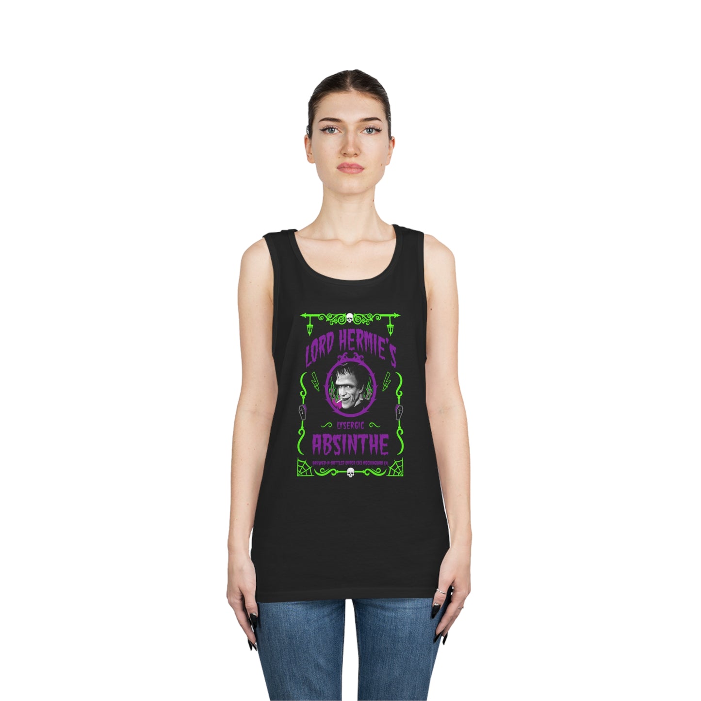 ABSINTHE MONSTERS 18 (LORD HERMIE) Unisex Heavy Cotton Tank Top