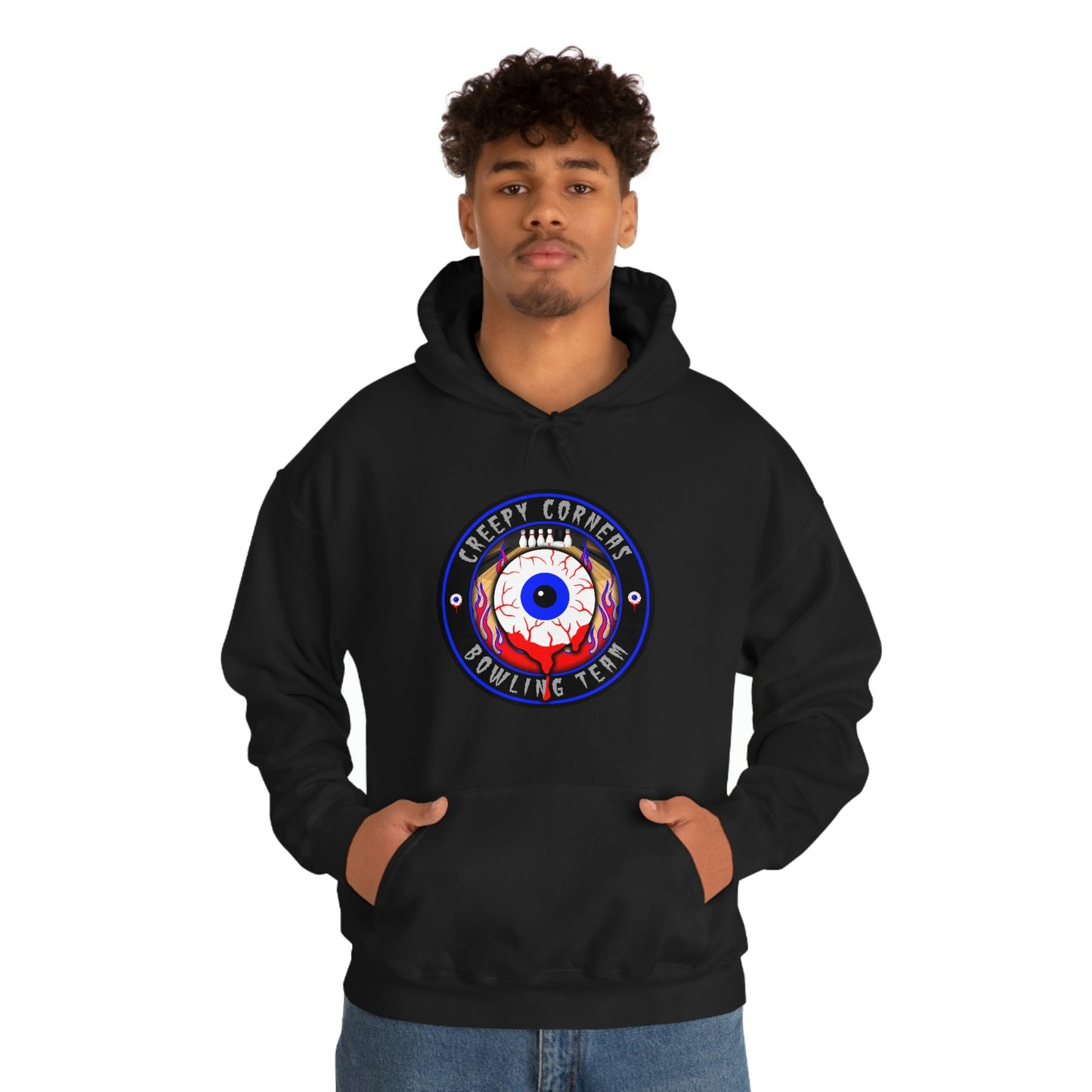 CREEPY CORNEAS - BOWLING TEAM Unisex Heavy Blend™ Hooded Sweatshirt