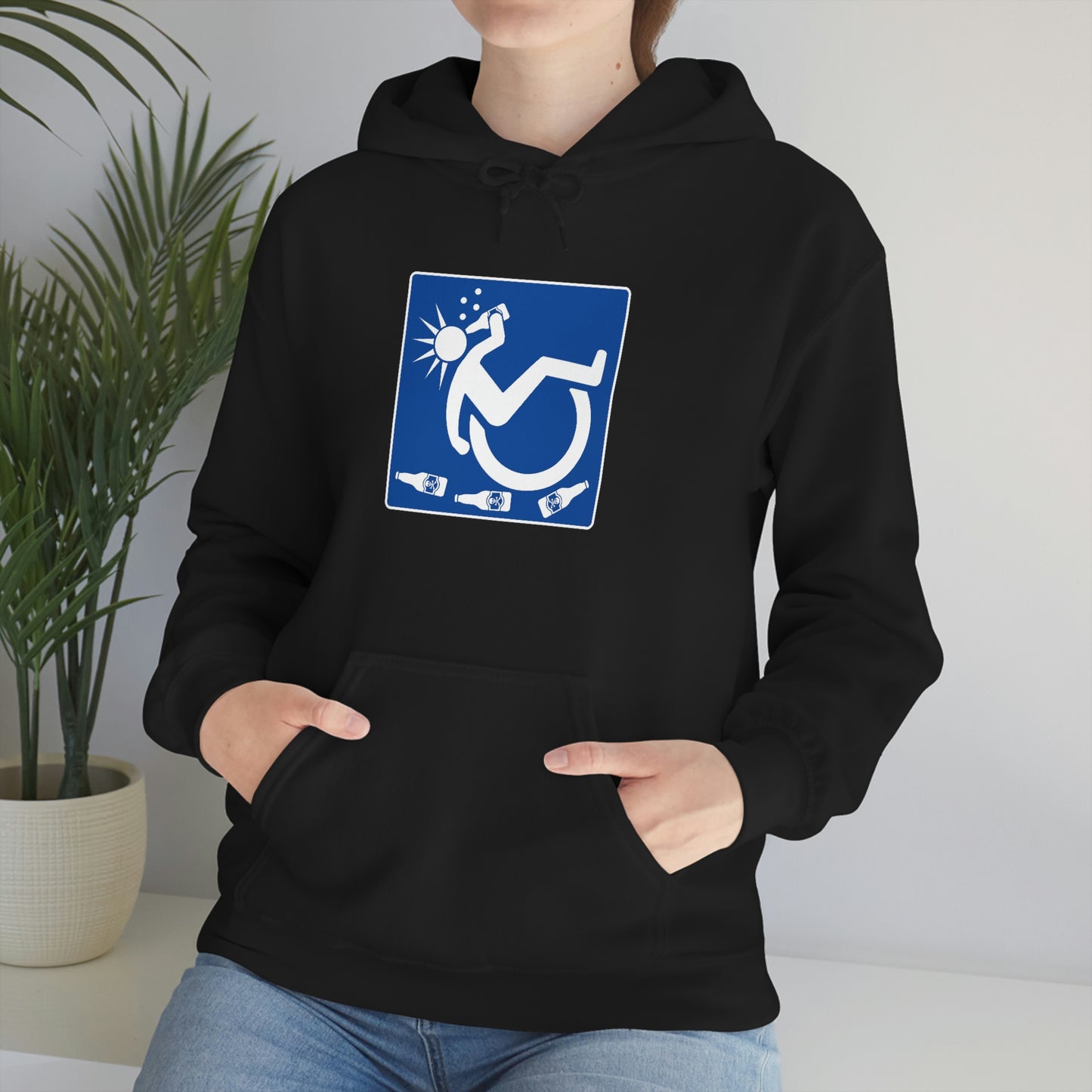 WHEELCHARIOT 1 (Beer) Unisex Heavy Blend™ Hooded Sweatshirt