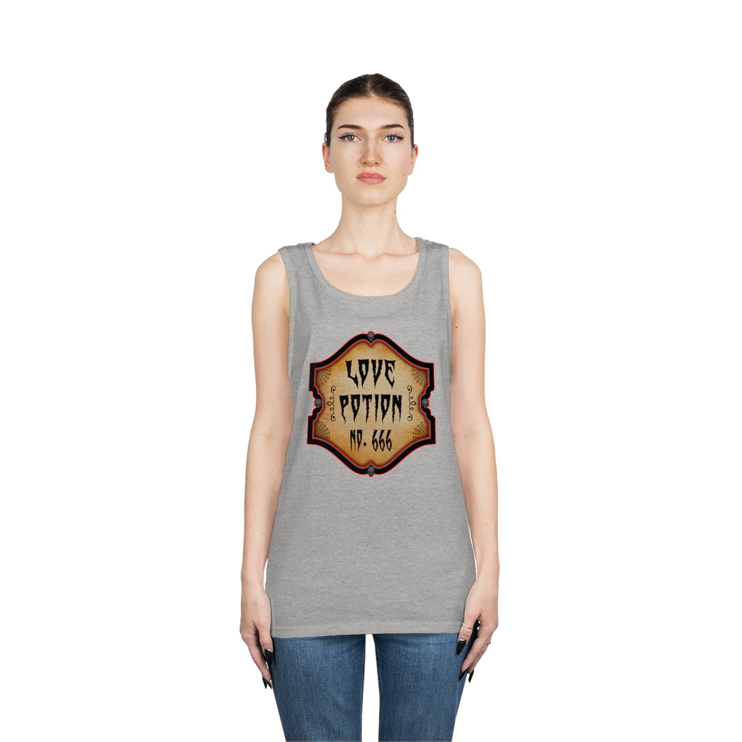 WITCHERY POTIONS 7 (LOVE POTION NO. 666)  Unisex Heavy Cotton Tank Top