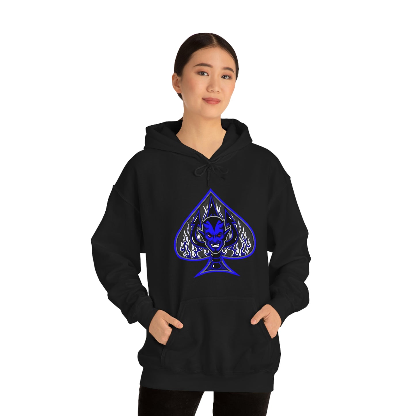 SPADE 1 (B) Unisex Heavy Blend™ Hooded Sweatshirt