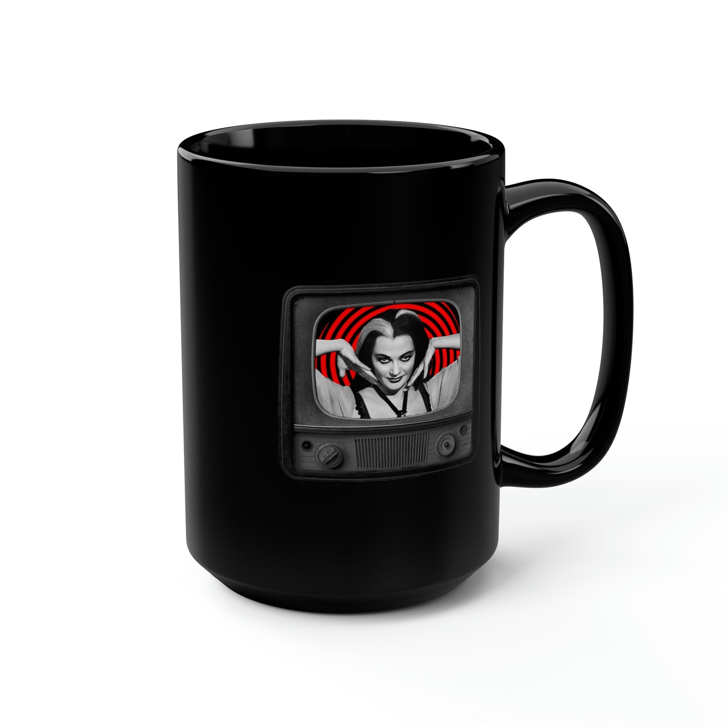 LILY TV 1 Black Mug, 15oz