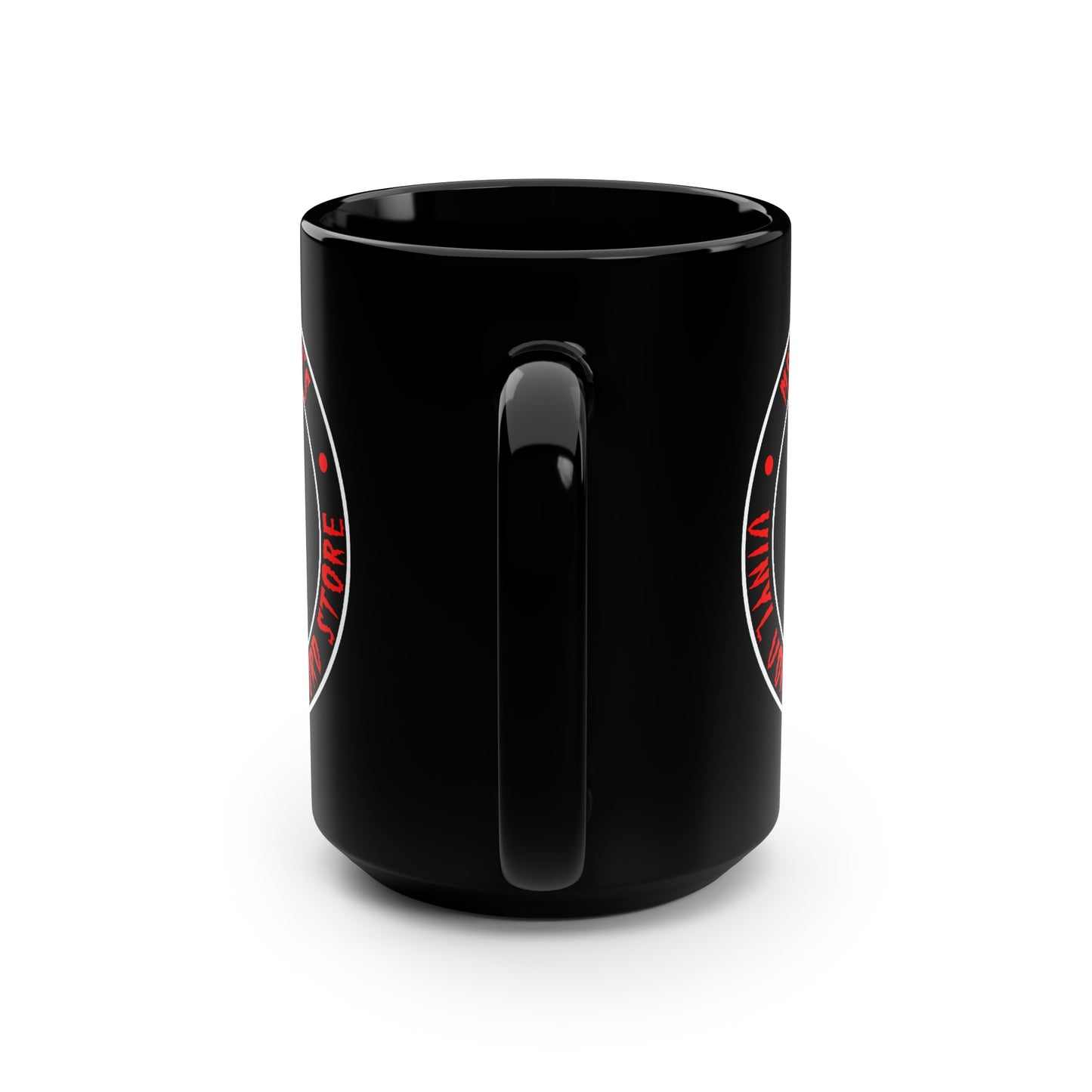 MS VAMPIRAS VINYL VORTEX Black Mug, 15oz