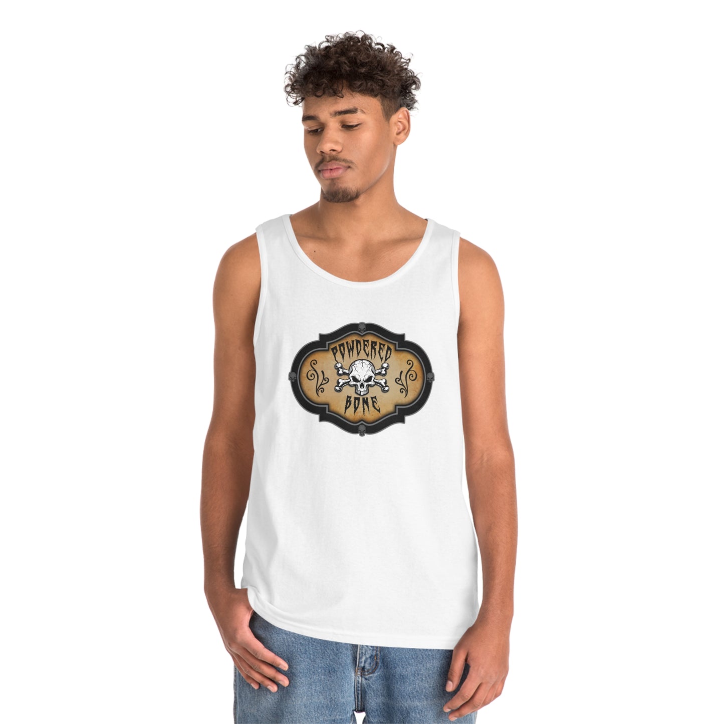 WITCHERY POTIONS 3 (POWDERED BONE) Unisex Heavy Cotton Tank Top