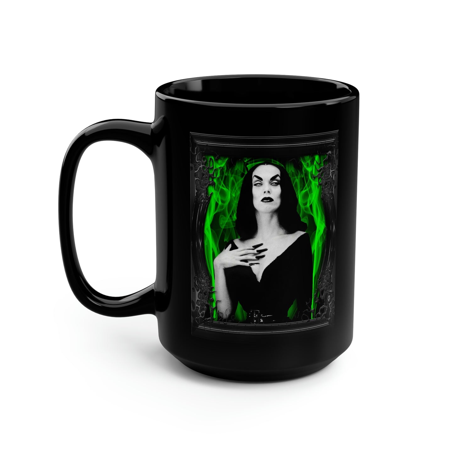 VAMPIRA 3 Black Mug, 15oz