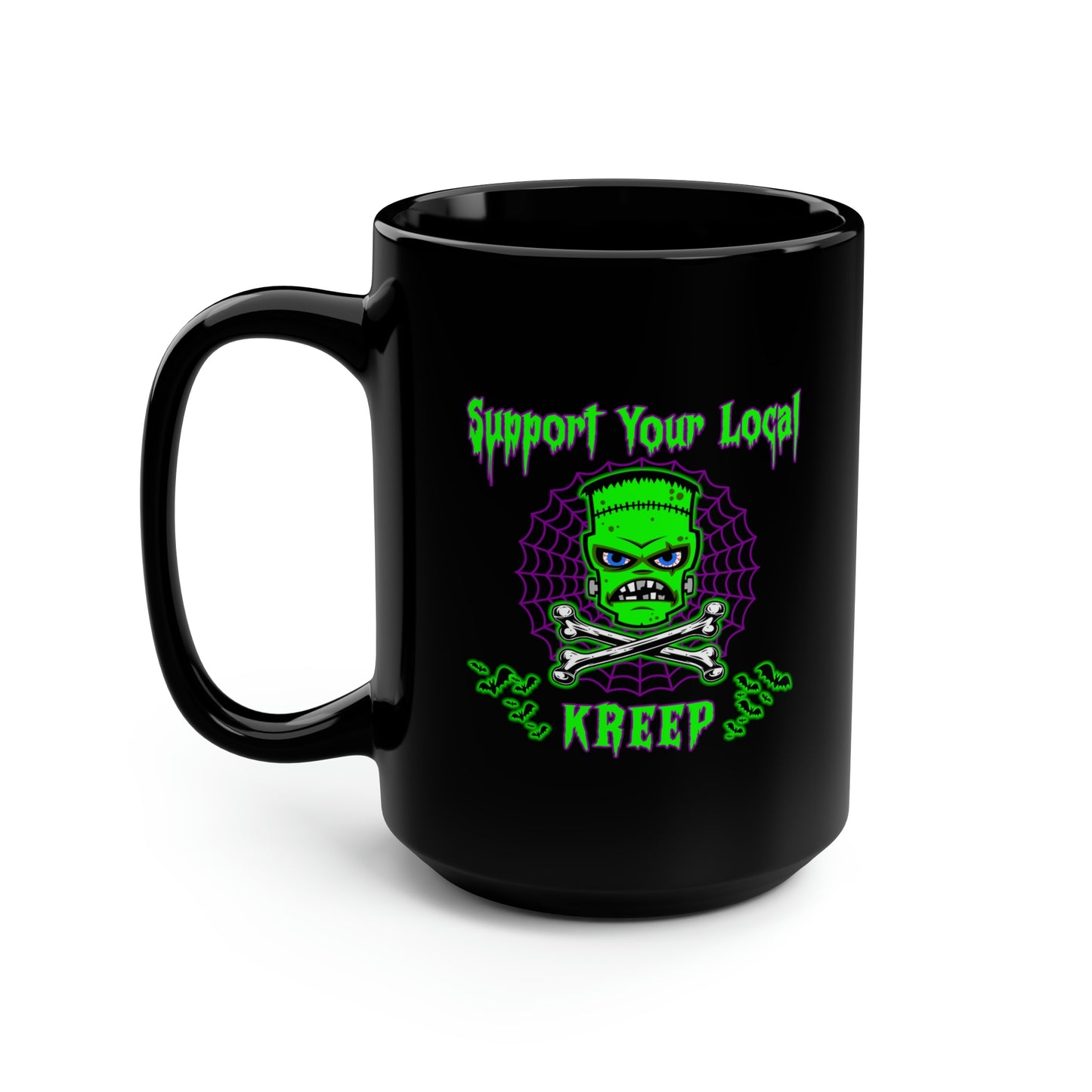 KREEP Black Mug, 15oz